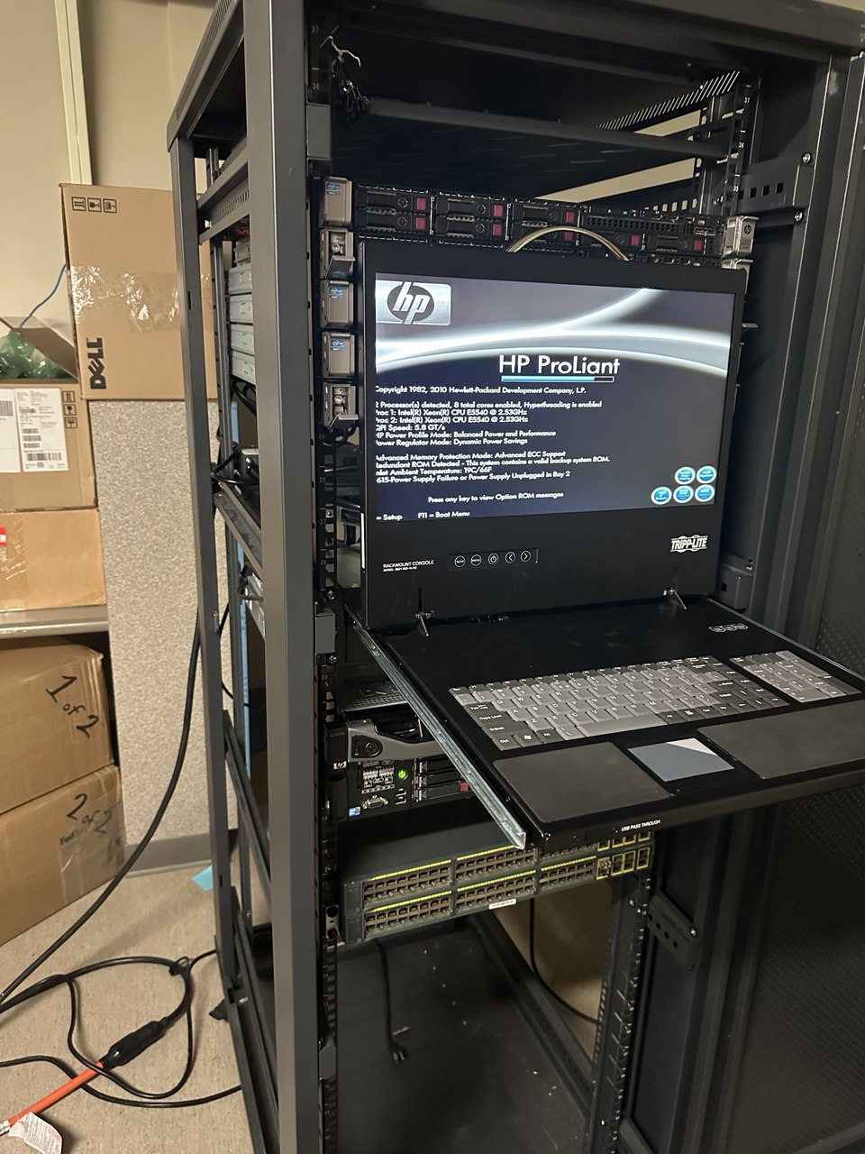 On-site technical work